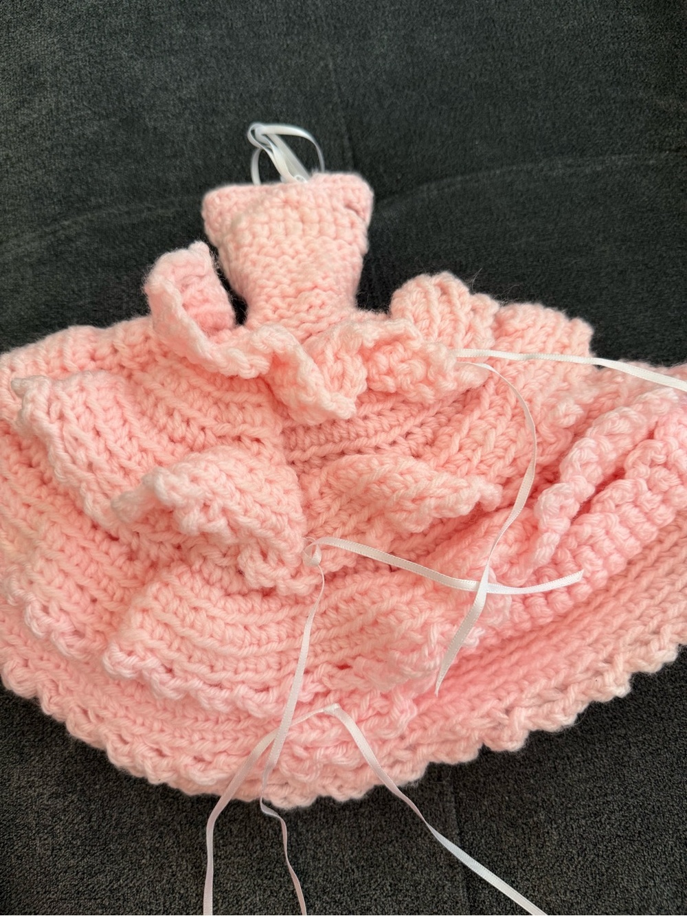 Vintage Barbie crochet dress